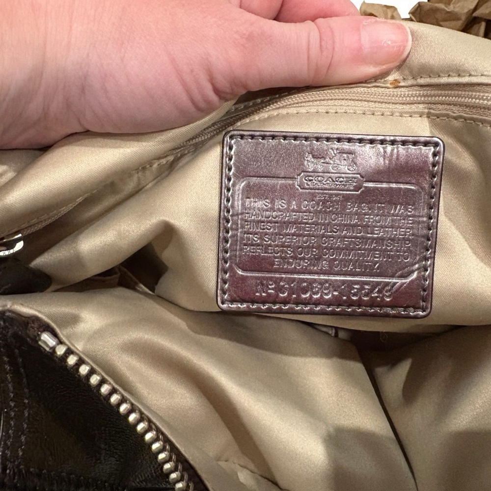 Coach Multicolor Signature Tote Bag EUC - Picture 6 of 7